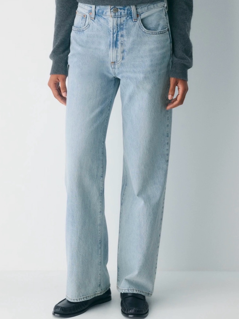 Denim Forum Farrah Hi-Rise Wide Jean